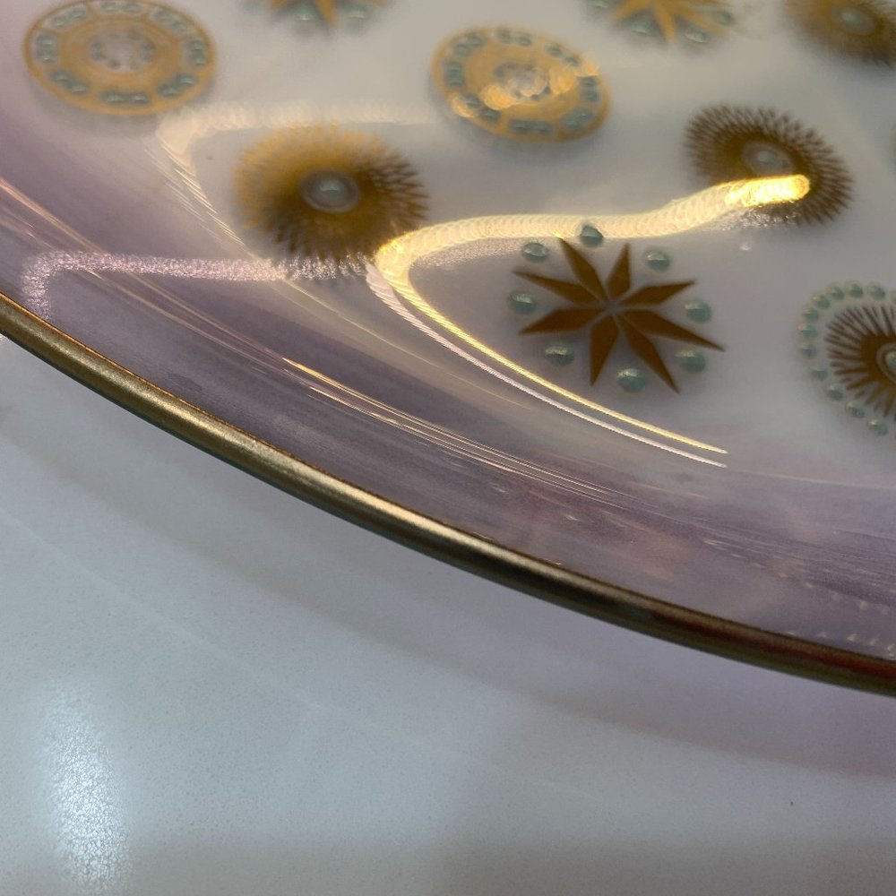 -Spectacular MCM Dorothy Thorpe Glama Atomic Starburst Platter -MCM Space Luxe - Picture 12 of 15